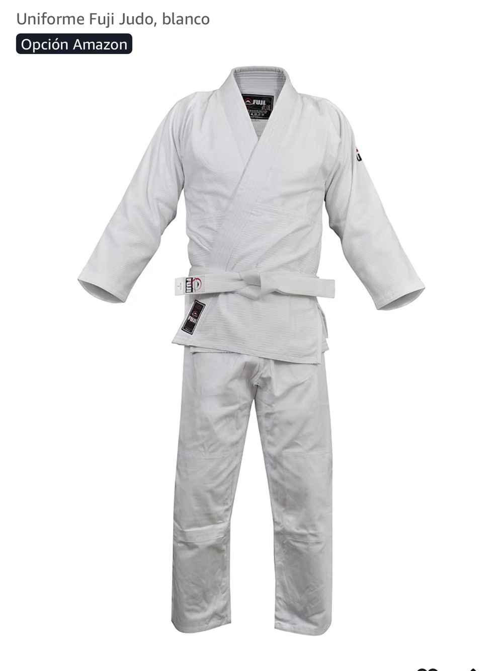 Kids White Judo Gi Matching Set  It can be used for 7 to 10 years. New